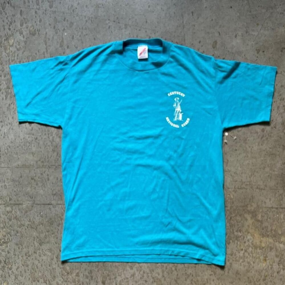 Vintage single stitch, blue Kentucky, National Guard T-shirt